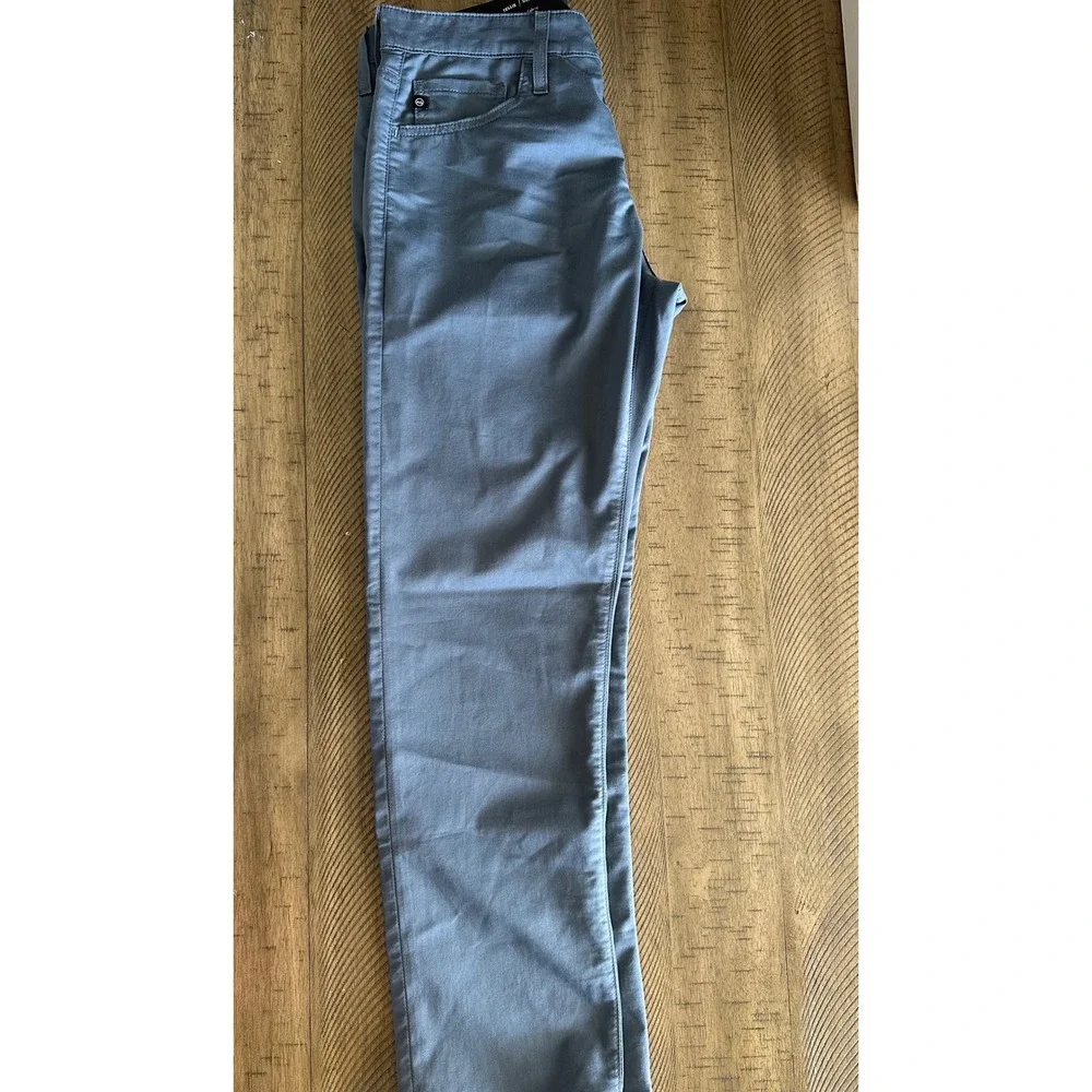 AG Adriano Goldschmied Tellis Modern Slim Gray Pants Chino 33x34